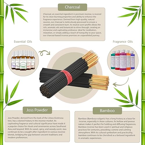 Miniatura 3 de Nag Champa - Varillas de incienso exóticas de 7 pulgadas, 1 paquete a granel de 85 a 100 varillas, aroma natural de 7 pulgadas de larga duración que