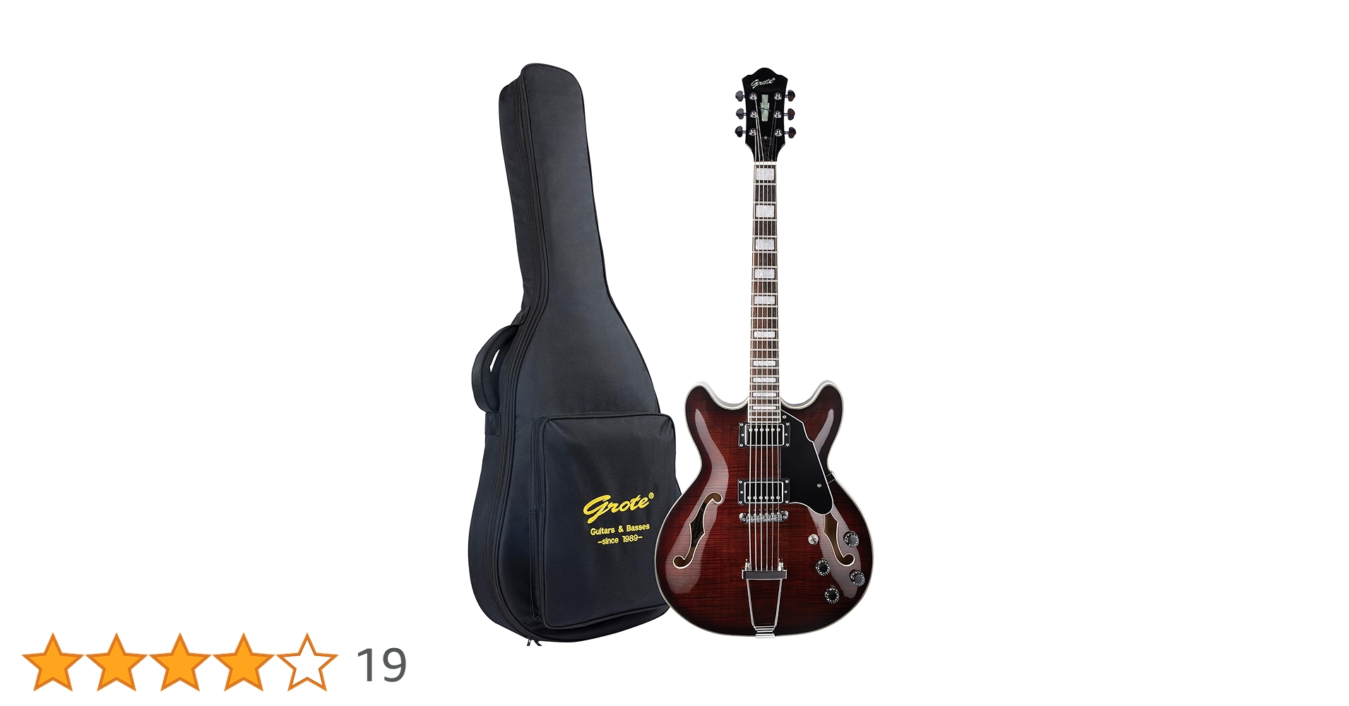 Amazon | エレキギター NEW GROTE 335 style Jazz Electric