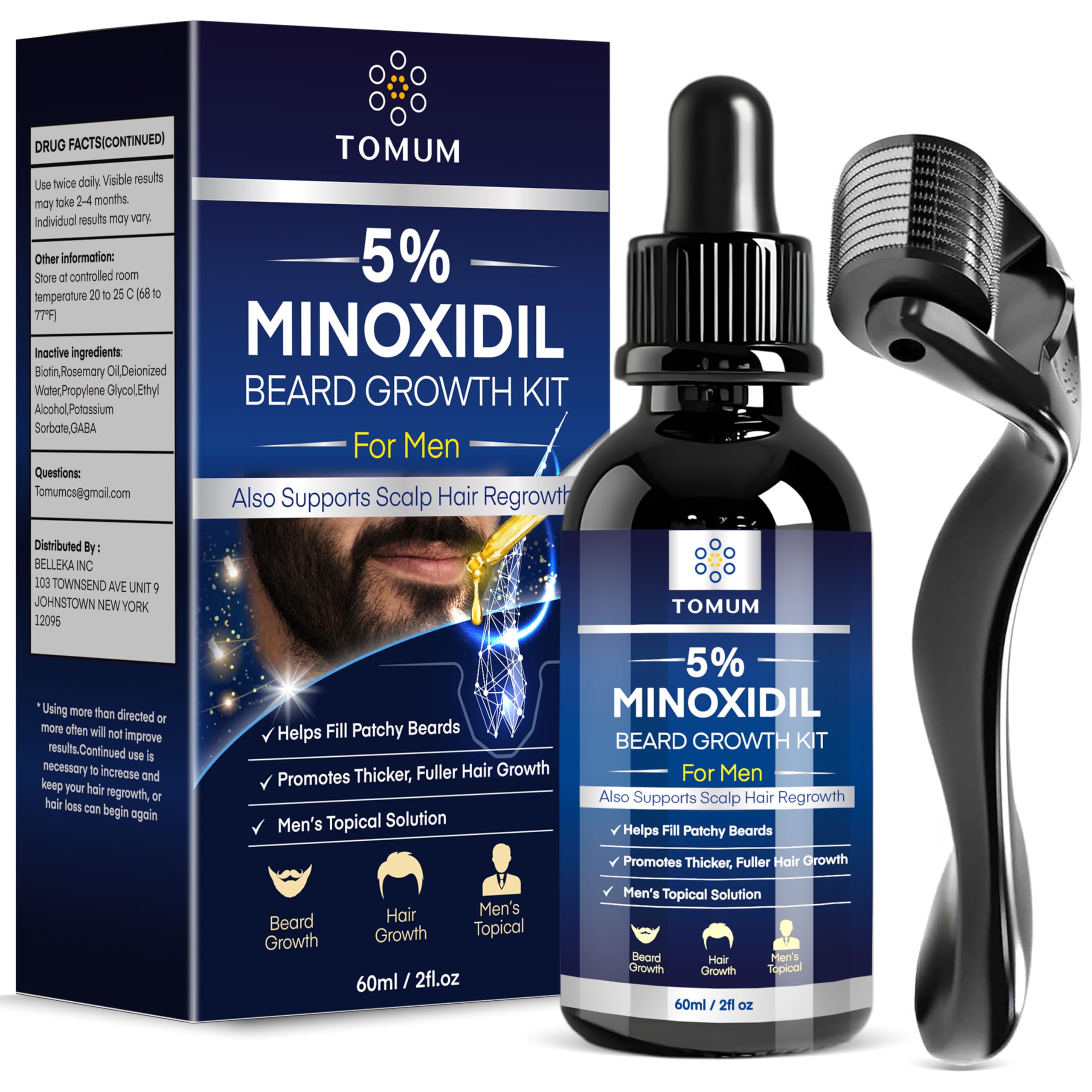 TOMUM Beard Growth Kit