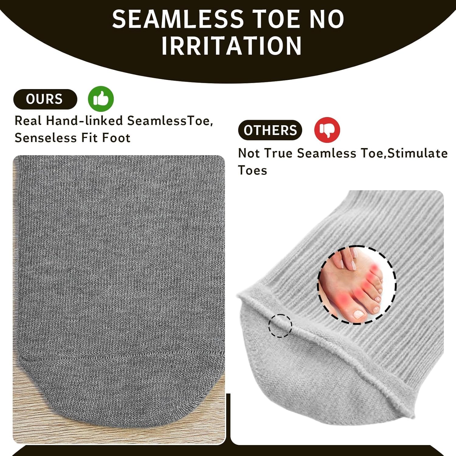 Artfasion Non Slip Socks with Grip: Men's Grippy Non Skid Ankle Socks for Hospital Elderly Women Pilates Fitness 4 Pairs - Image 4