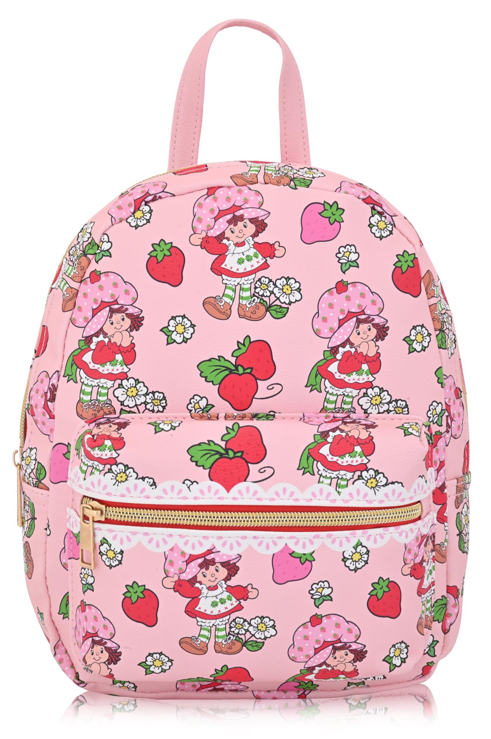 Strawberry Shortcake Backpack for Women, Men, Unisex | Cute PU Leather 10