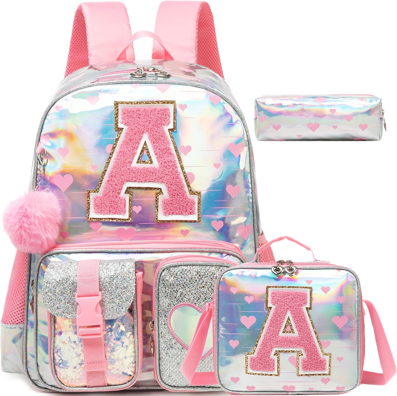 Cute Backpacks for Girls School Backpack for Kids Backpacks for Elementary Primary School Bags for Girls Bookbags,Pink