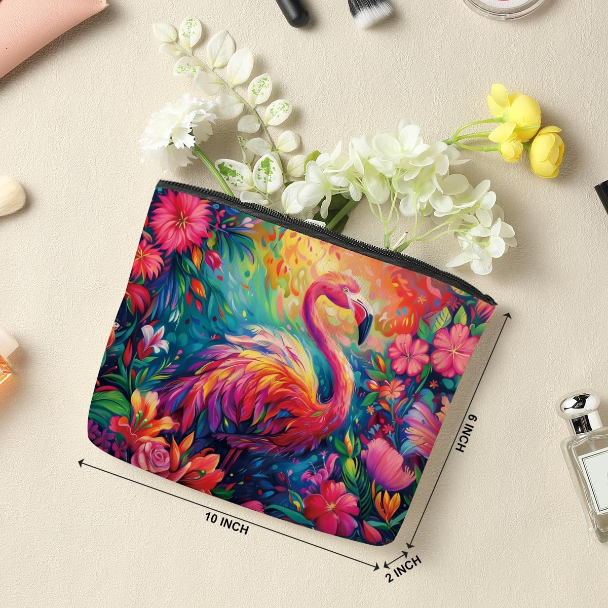 Fun Flamingo Gifts: Decor, Makeup Bag, Gifts for Women & Ladies, Graduation & Birthday - Image 2