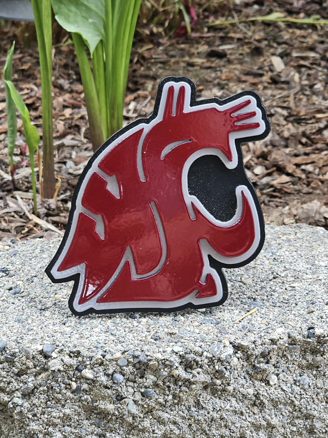Washington State Cougars Custom Hitch Cover (Medium)