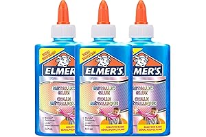 Elmer's Metallic PVA Glue: Shimmering Blue, 147 mL