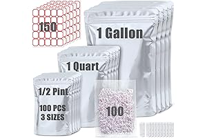 Mylar Food Storage Bags with Oxygen Absorbers: Preserve Freshness, Extend Shelf Life