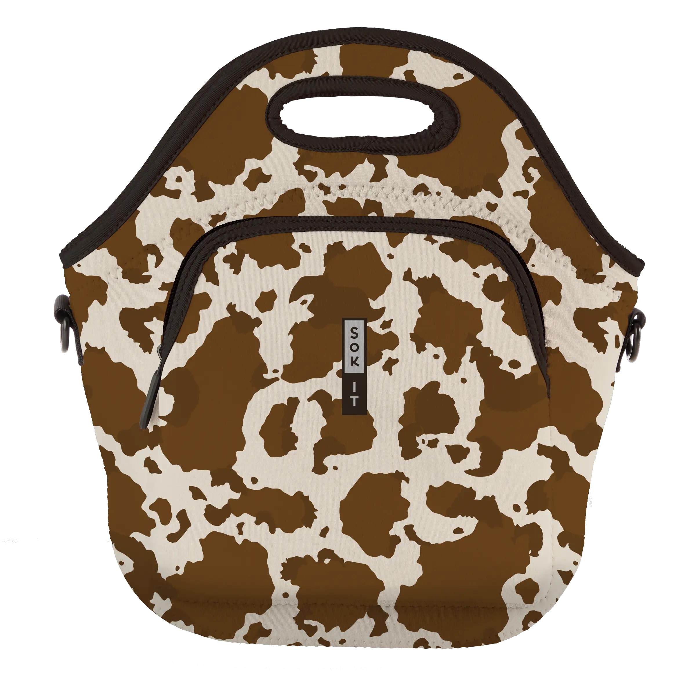 Sok It LunchTote Zippered Bag Insulated Neoprene Caddy (Cowgirl, X-Large 6.5 Quart Lunch Tote) — image 1