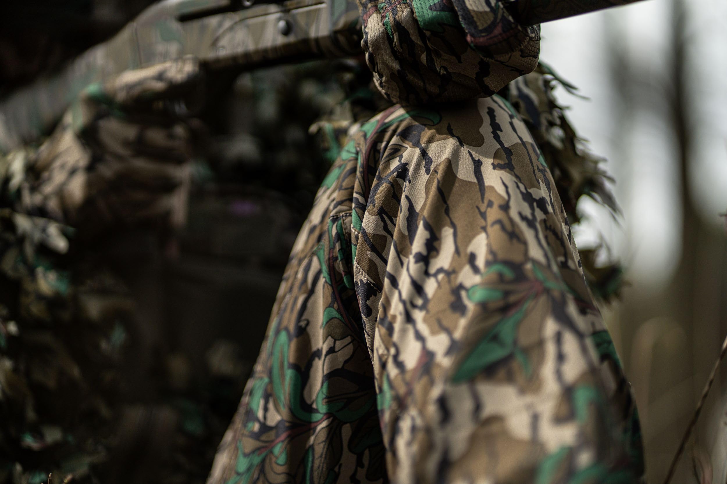 BLOCKER OUTDOORS Finisher Leichte Truthahn-Jagdhose, geräuschlos, duftkontrollierend, Stretch-Fit, Camouflage-Hose