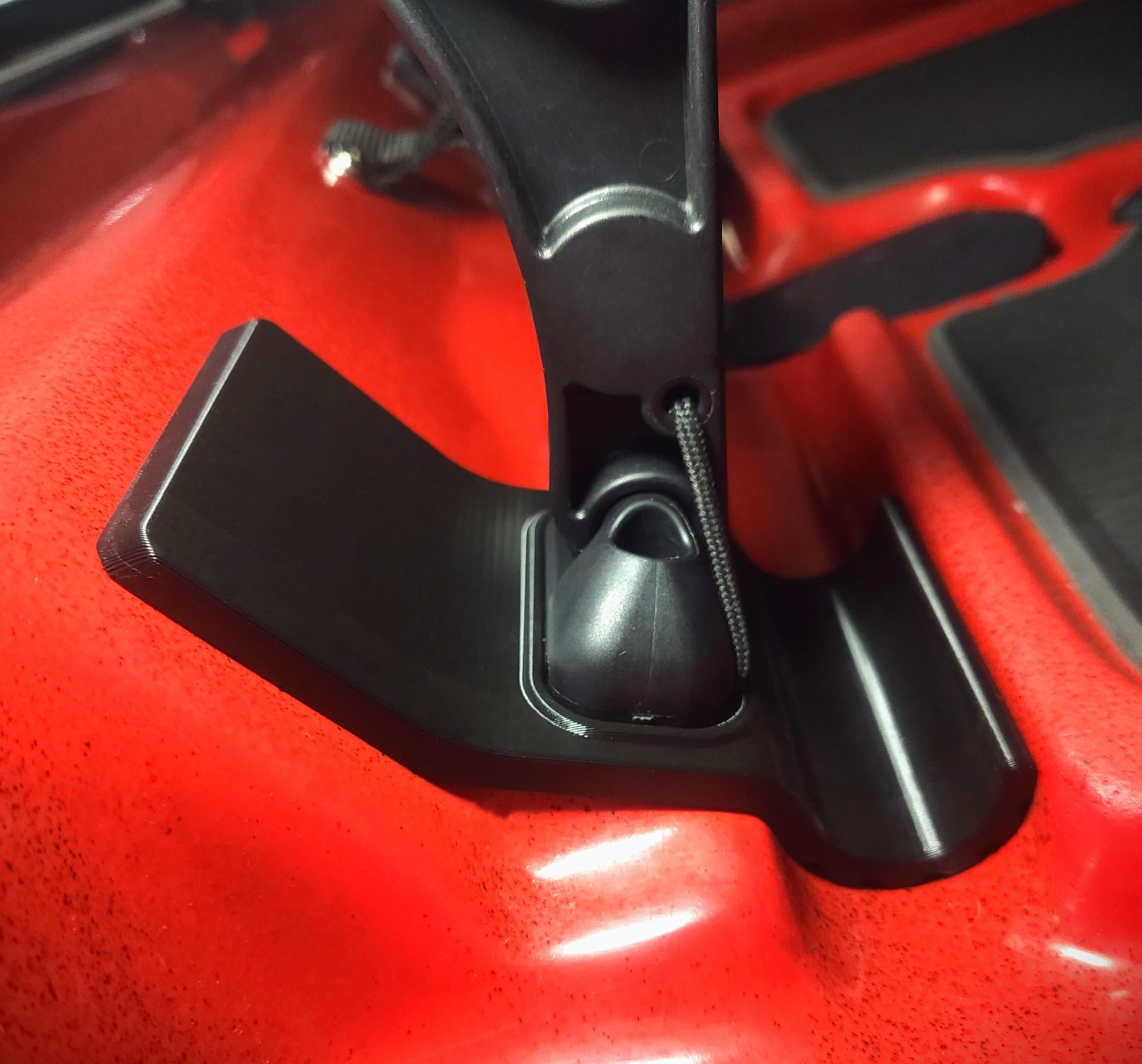 RMD3D Hobie Pro Angler 14 Vantage ST Seat FRONT Plates 2013/2023 Forward Only, MR180 and MR360, Black