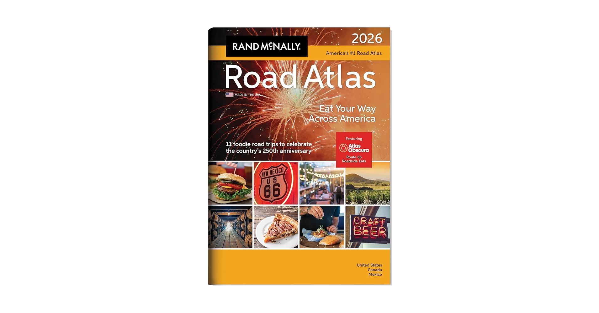 Rand McNally 2026 Road Atlas: United States, Canada, Mexico