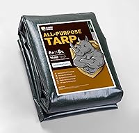 Vista 42 de GUARD SHIELD Lona de polietileno verde y plateado superresistente de 12 x 12 pies, impermeable, 5/8 pulgadas de grosor, resistente a los rayos UV