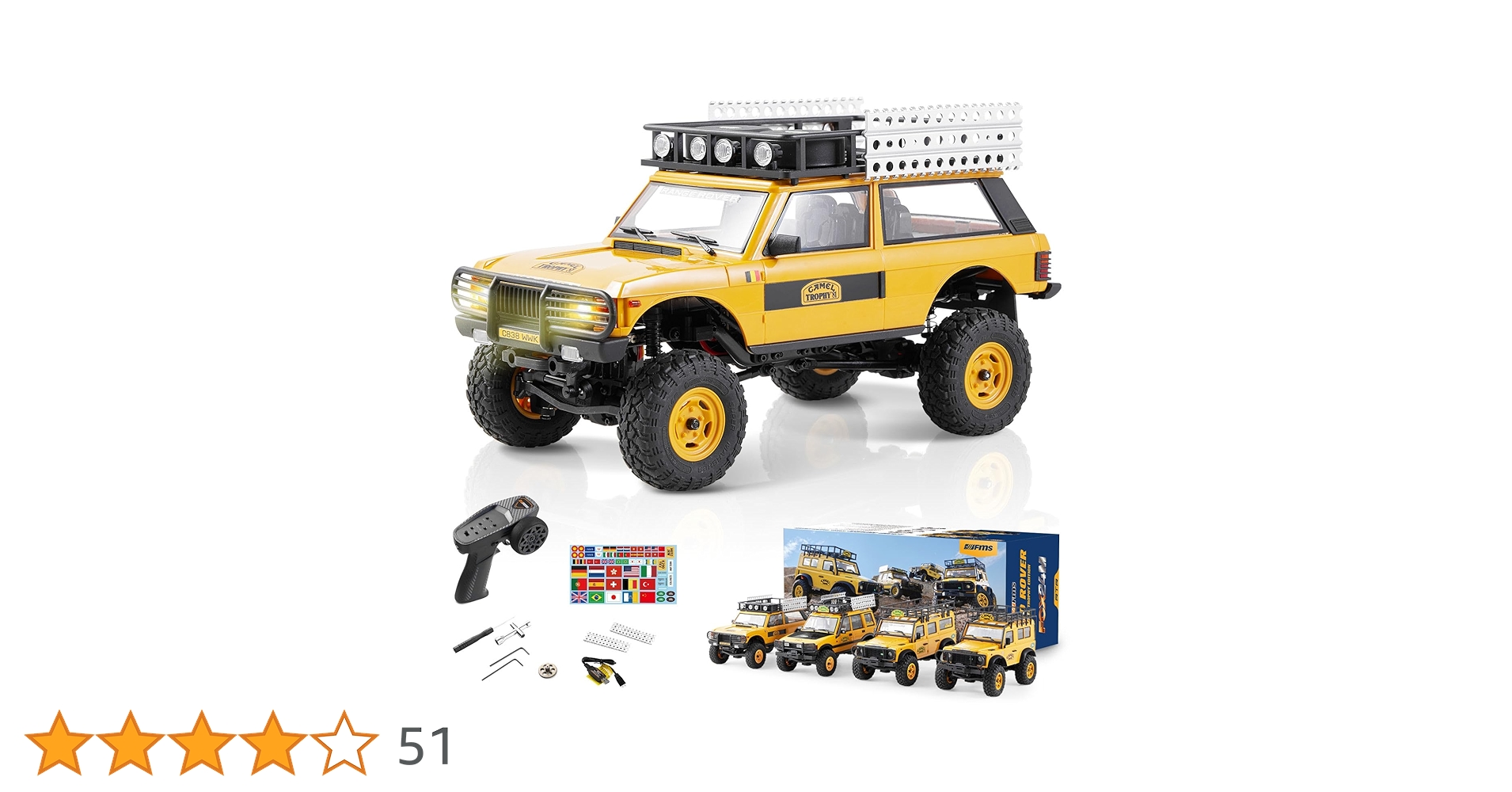 Amazon.co.jp: FMS 1/24 RCクローラー RTR FCX24M ランドローバー