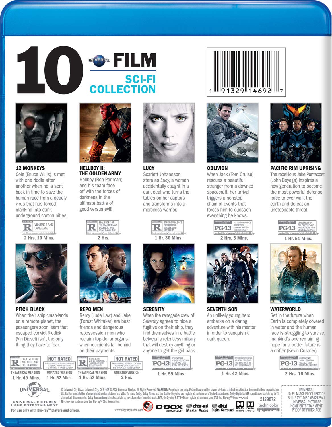 Universal 10-Film Sci-FI Collection [Blu-Ray]