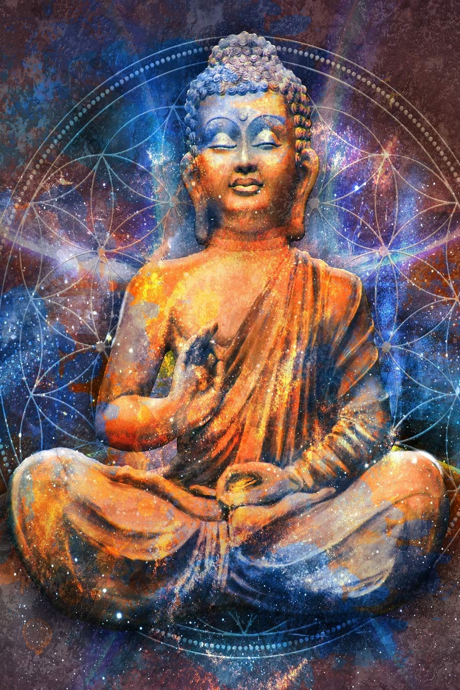 Buddha Notebook: Dot Grid Journal, Softcover (6x9 inches) with 120 Pages