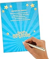 Vista 6 de Hallmark Tarjeta de cumpleaños número 50 (Here's to Fifty)