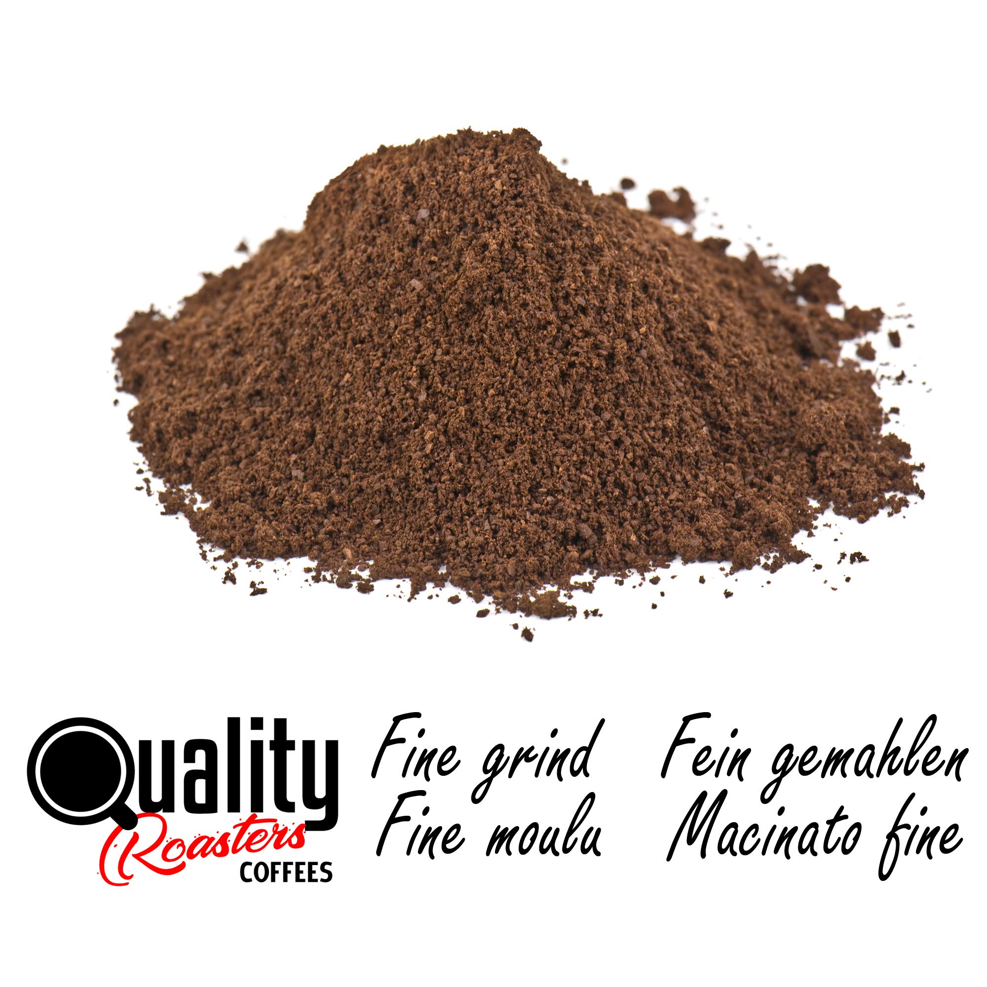 Café Molido. Quality Roasters Coffees. 100% Arabica. Pack regalo y degustación. Molido fino. 4 orígenes: Colombia, Uganda, Brasil, Honduras. 4x250g. Tostado artesanal.