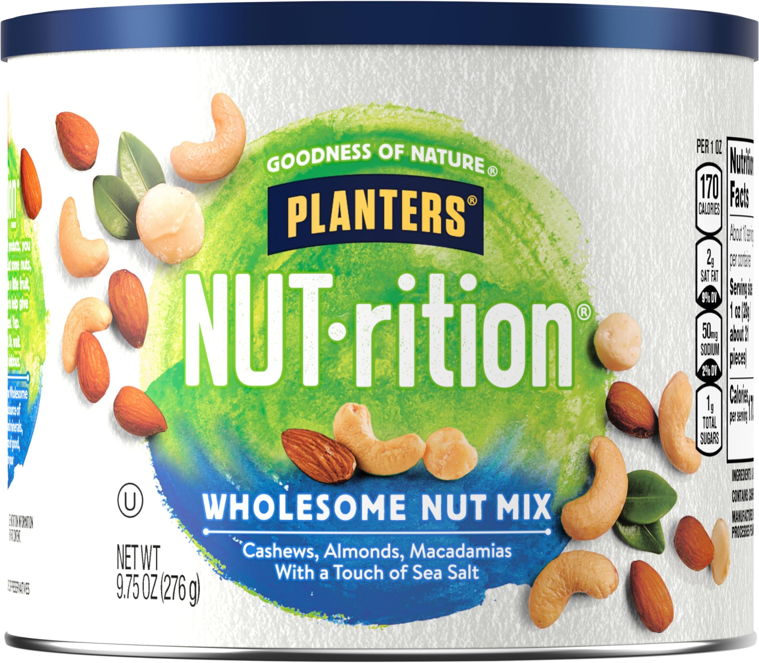 PLANTERS NUTrition Heart Healthy Nut Mix, Snack Mix, 1.5