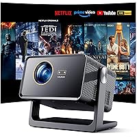 WOLFANG 28000 Lumen Mini proiettore 4K【Netflix Ufficiale & Autofocus/Correzione Trapezoidale】