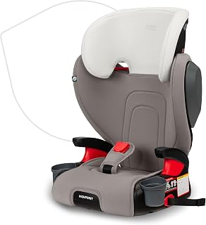 Britax Highpoint Backless Belt-Positioning Booster Seat, SafeWash Gray Ombre