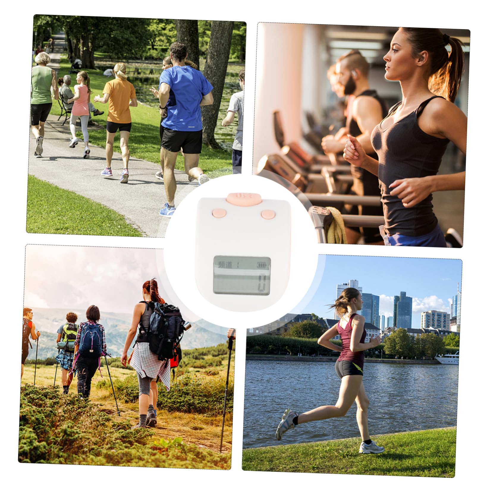 OSOLADY Finger Counter Manual Clicker Rechargeable Digital Clicker for Sports Running Knitting Flexible Design with Rings for Easy Use