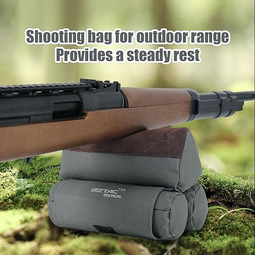 Miniatura 6 de Bolsa de descanso táctica duradera 600D Oxford resistente al agua con suave doble capa de piel de vaca, soporte para rifles, soporte para bolsa de