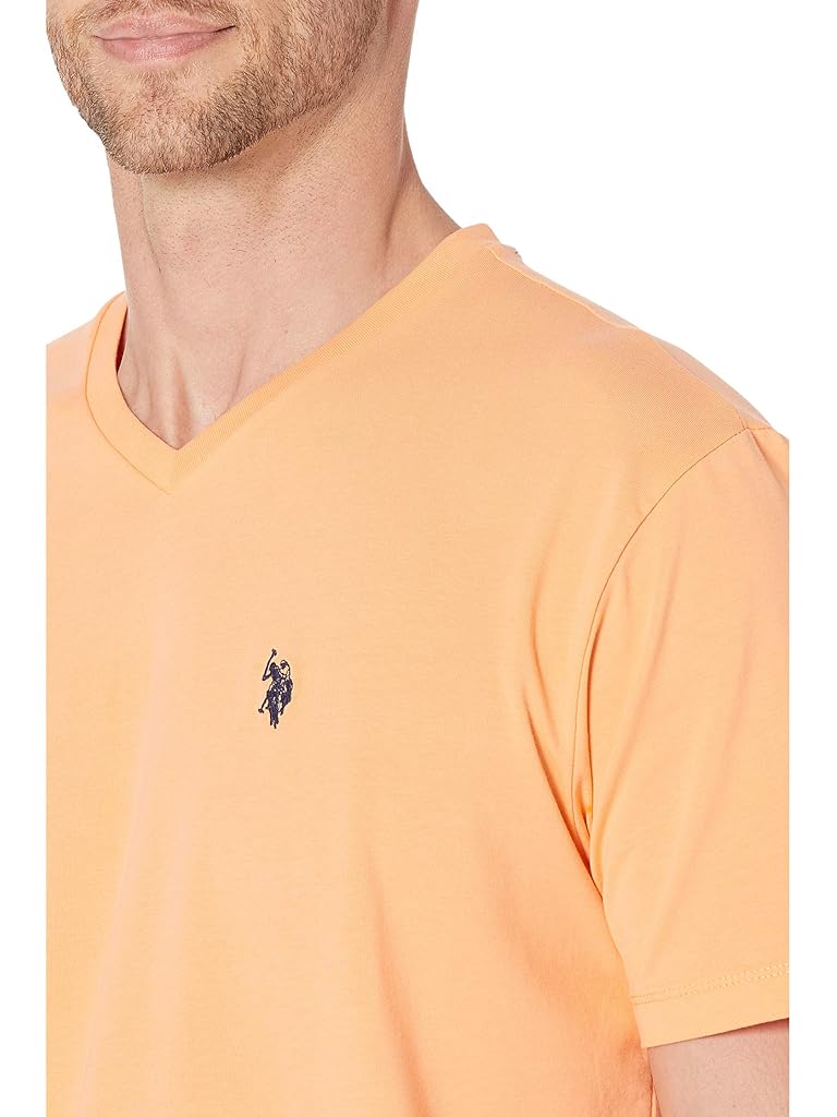 U.S. POLO ASSN. Short Sleeve Stretch V-Neck Tee Shirt