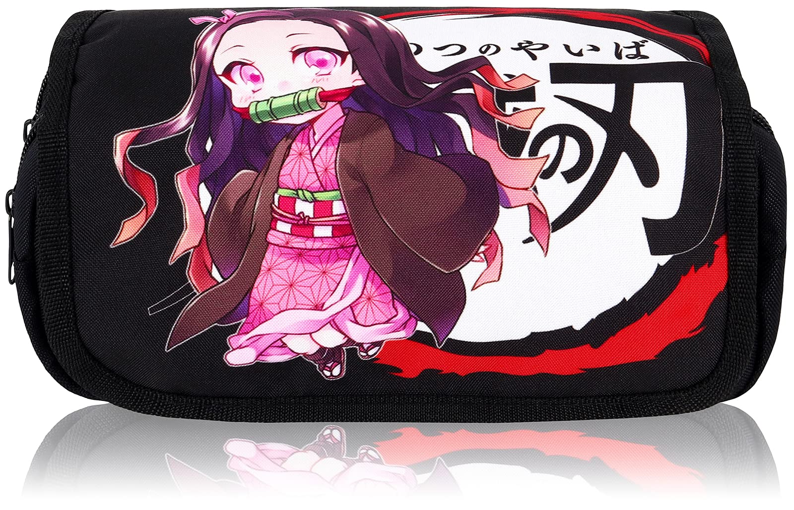 Roffatide Anime Makeup Bag for Women Girls Zipper Pen Pouch Small Cosmetic Bags Ideal for Christmas
