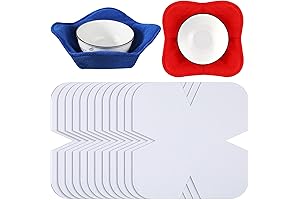 Tudomro 24 Precut Batting Squares for Bowl Cozy Pattern