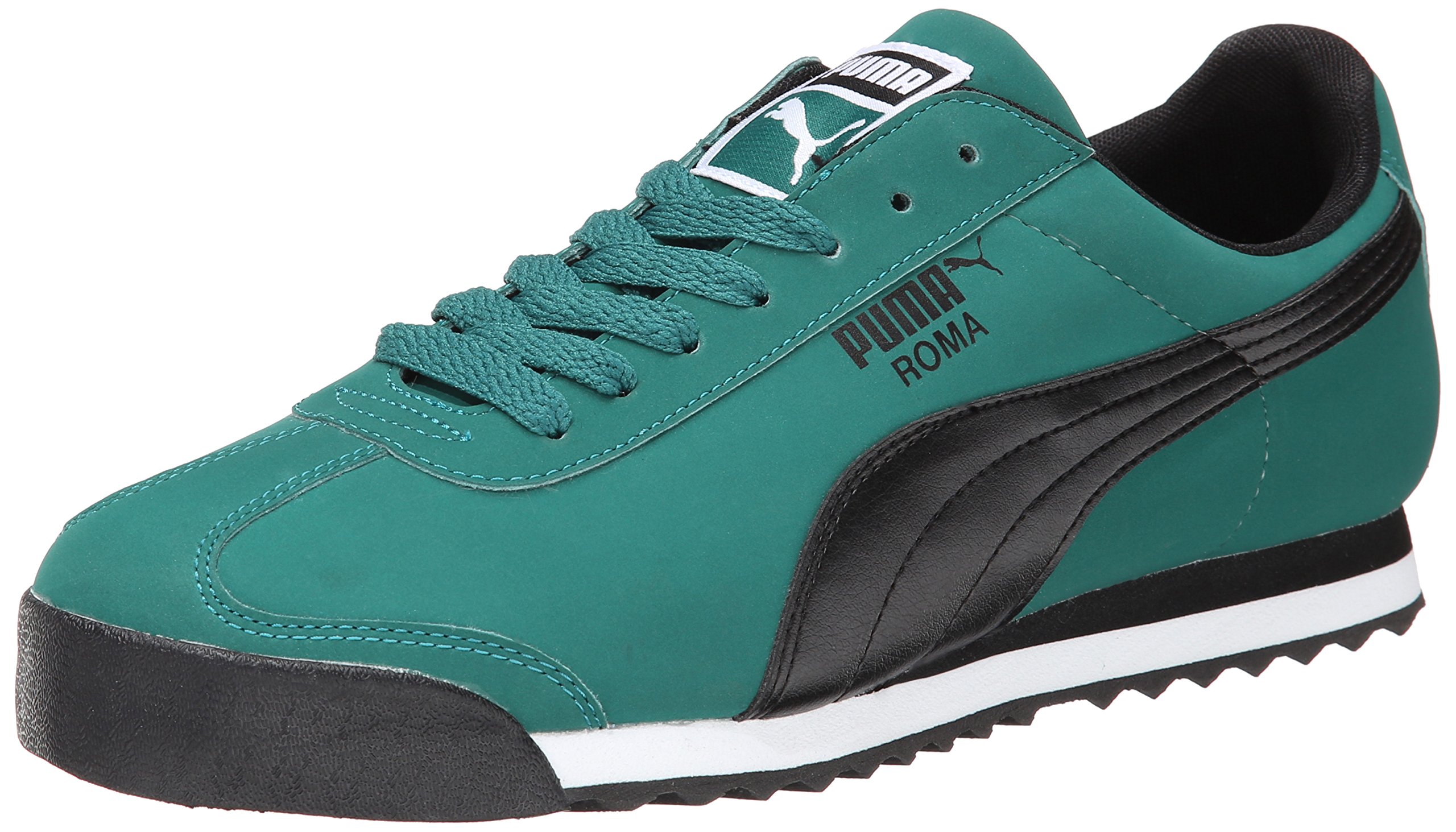 PUMA Men's Roma SL Nubuck 2 Sneaker,Alpine Green/Black,6 M US