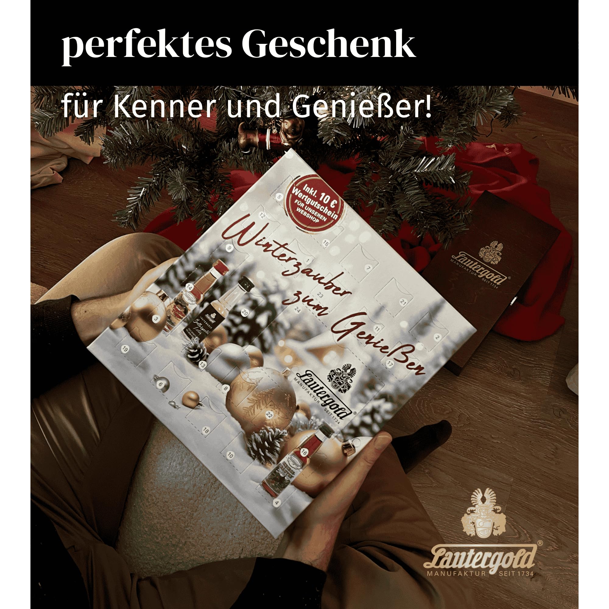 Adventskalender Liköre Spirituosen Brände und Geiste