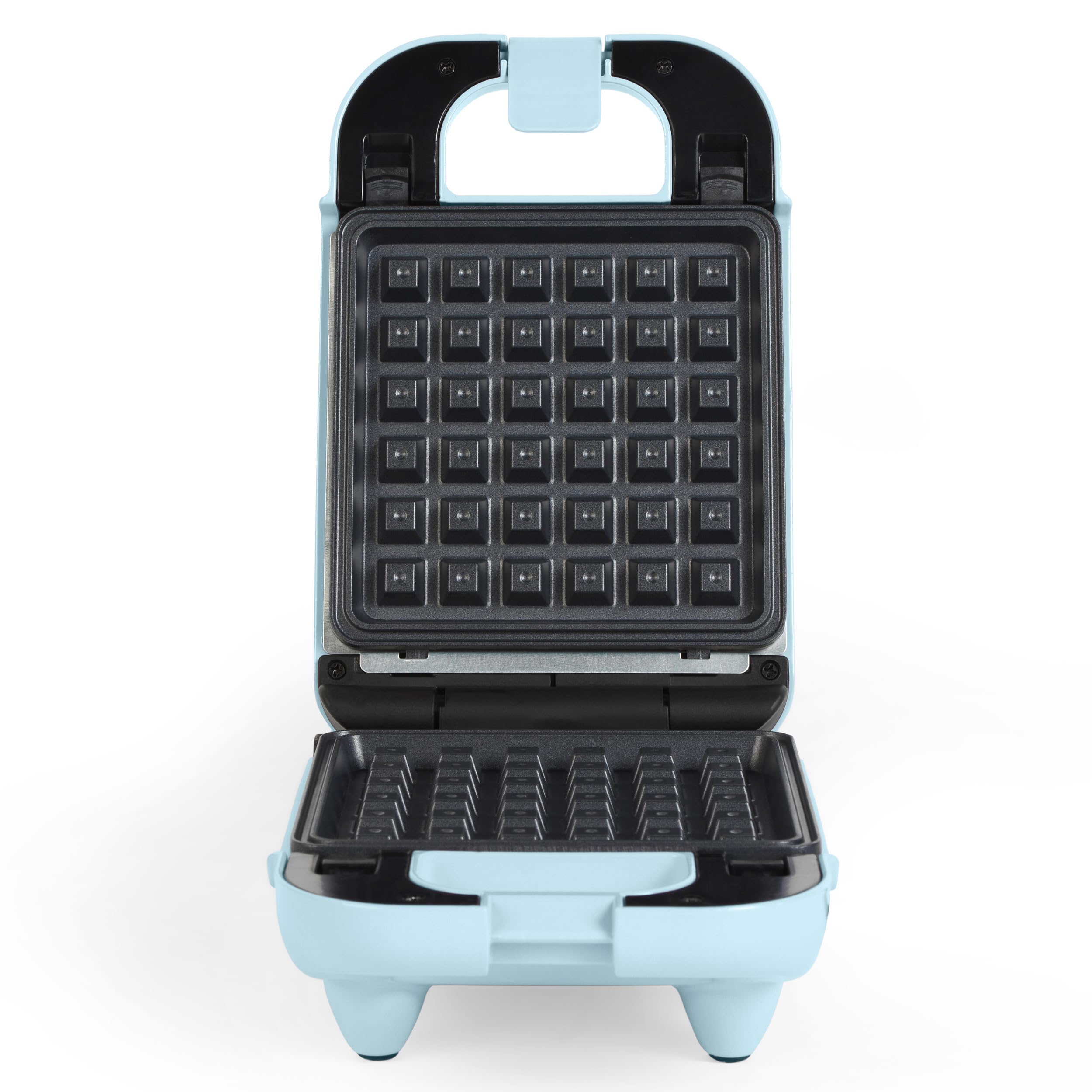 GILES & POSNER 3-in-1 Mini Treat Maker – Macchina per Ciambelle, Cake Pop, Waffle Iron, Piastre di Cottura Antiaderenti Rimovibili, Facile da Pulire, Compatta, Pasticceria per Bambini, Azzurro, 650 W
