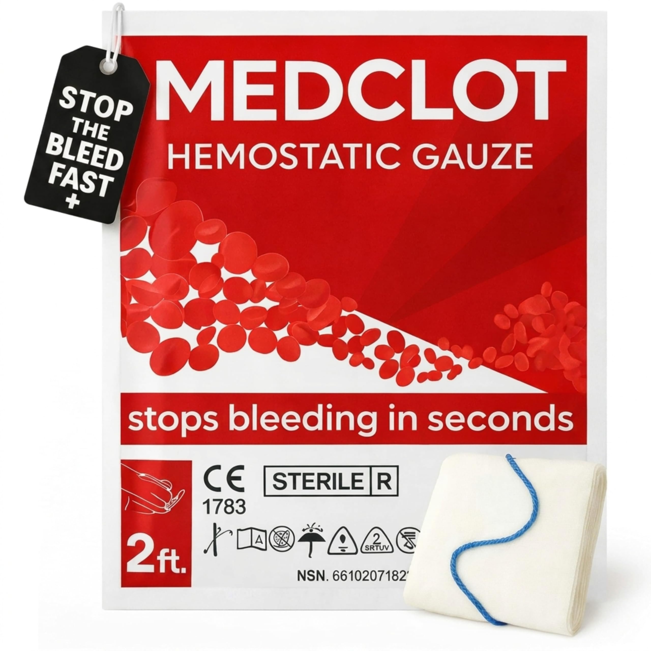 MEDCLOT Hemostatic Gauze