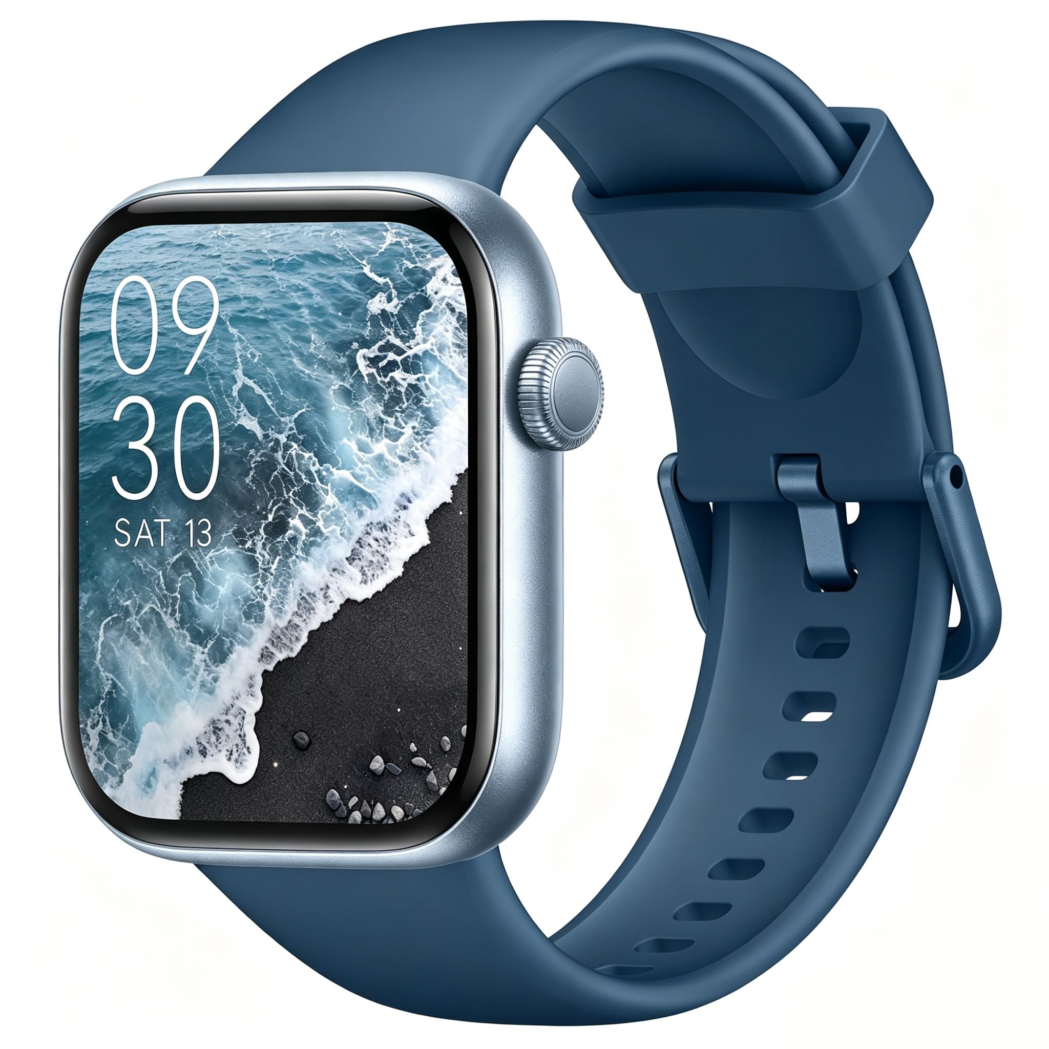 AcclaFit Smartwatch Uomo Donna, 1.85" Orologio Smartwatch con Effettua/Risposta Chiamate, 113 Sportive Smart Watch con Contapassi/SpO2/Sonno/Cardiofrequenzimetro, Impermeabil IP68 per iOS Android