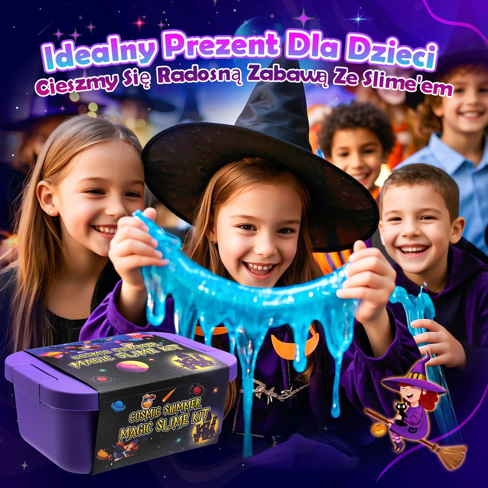 iKidiki Slime Dzieci, Prezent Dziewczynek 6 7 8 9 10 11 12 Lat Slime Zrób To Sam Zestaw Pomysły Na Prezent Szlam Zestaw Zabawek Chłopców 6-12 Lat
