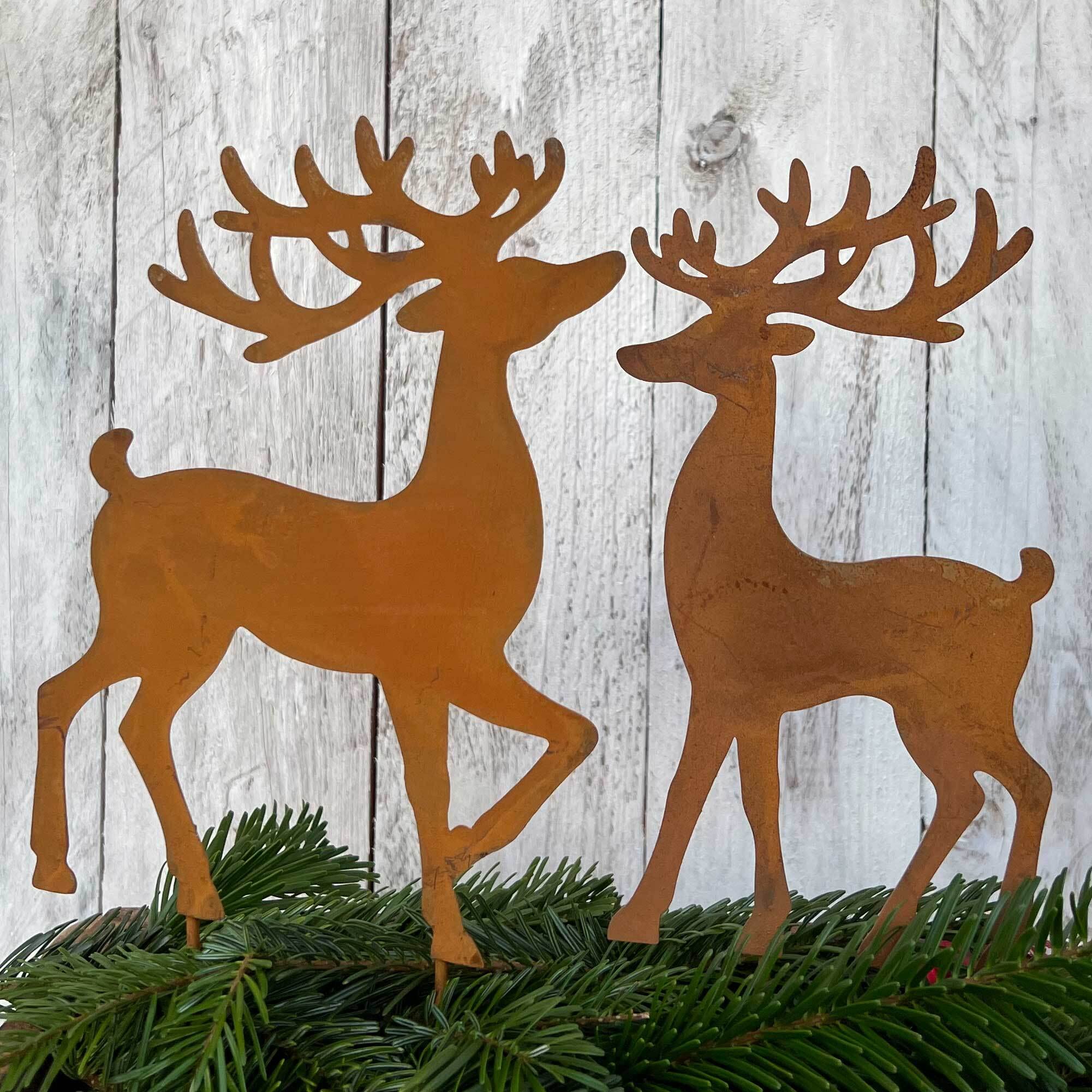 Lot De 2 Piquets De Jardin Décoratifs En Métal Pour Chat, Statues De Silhouette De Chat Noir Decoration De Jardin Pour Exterieur 92726735