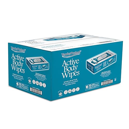 Active Body Wipes, extra grande, sin enjuague, para adultos, 9 x 12 pulgadas, extra grande, aloe, sin enjuague, paño de baño para gimnasio,
