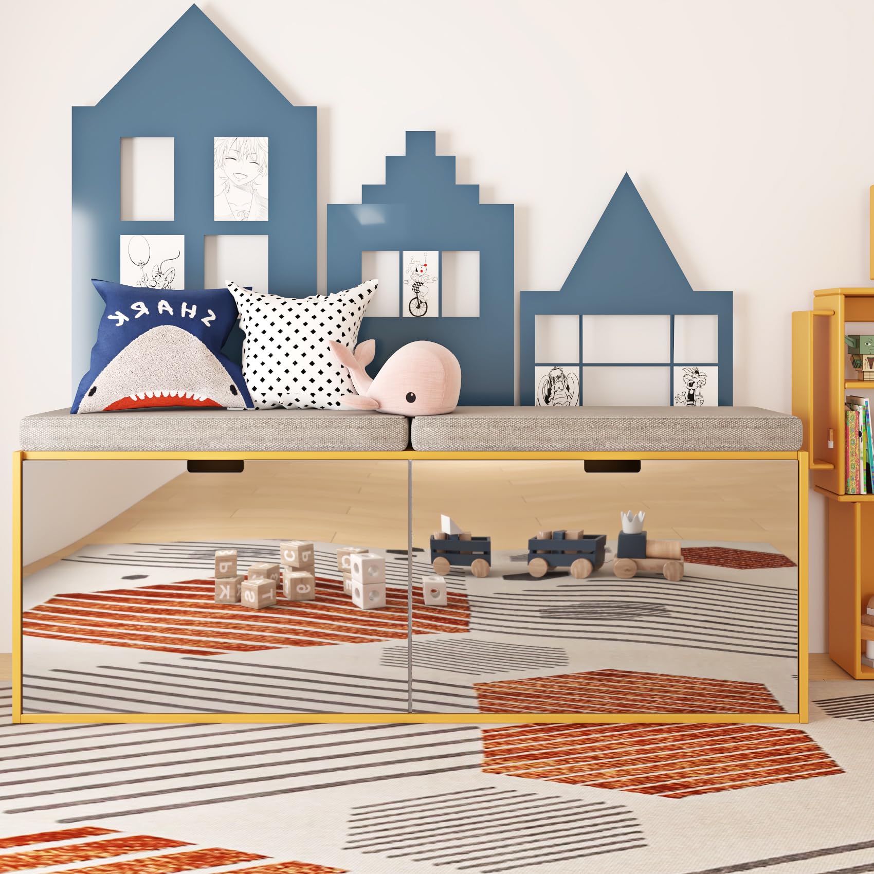 ReWallpaper Silber Klebefolie Möbel Spiegelfolie Selbstklebend Tapete 60CMx5M Spiegelfolie Wandspiegel Rolle Spiegeltapeten Wand Badezimmer Küche Wasserfest Spiegel Dekorfolie für Basteln