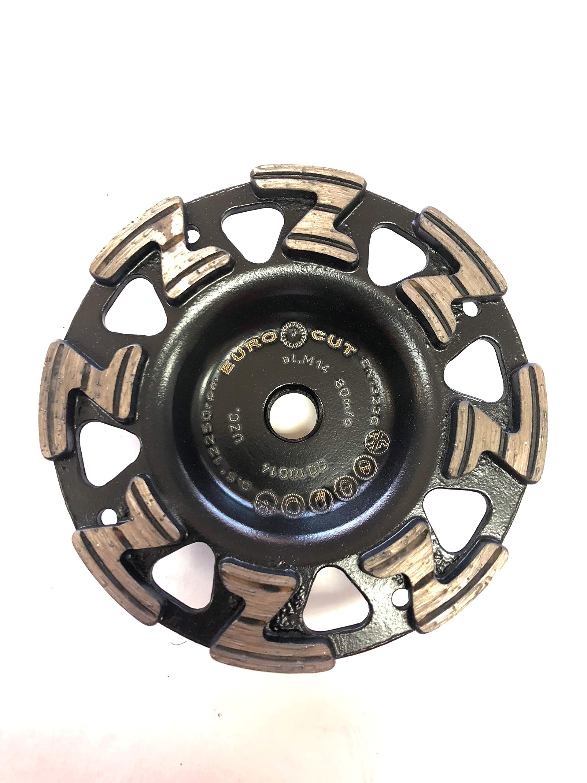 German Engineered SHOXX Z Segment Cup Wheel for Concrete (Threaded, 5”)