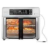 Air Fryer Oven MAXX Advance Series 26-Quart with Digital Controls Easy-View Door and 14 Smart Cooking Presets, Includes 9 Cooking Accessories & Smart Probe, 1700-Watts, Black