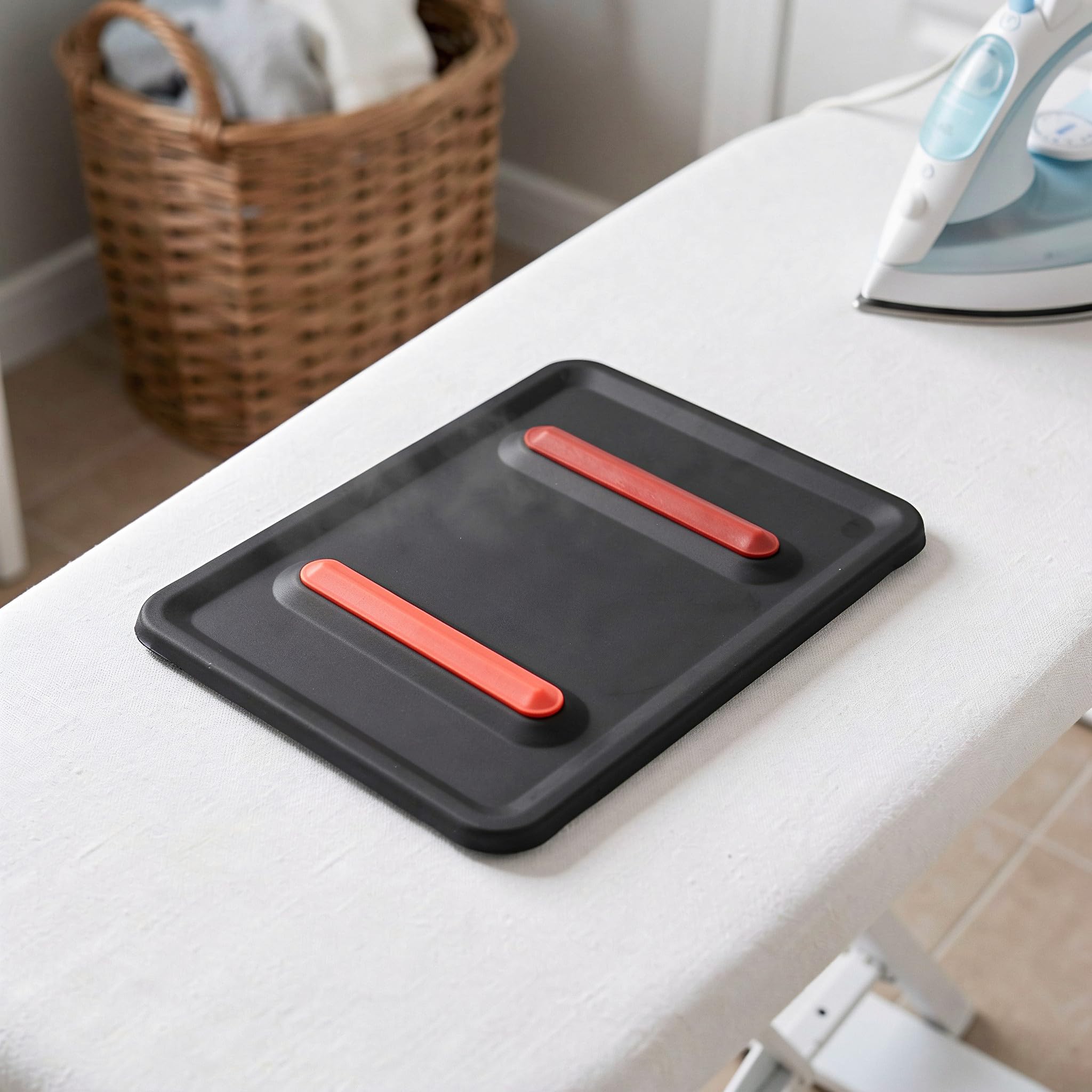 Zerodeko 5 Cuscinetti di Supporto per Ferro da Stiro a Vapore, Piastra | Piastra di appoggio per ferro da stiro a vapore, resistente al calore, compatibile con ferri da stiro elettrici, ideale per