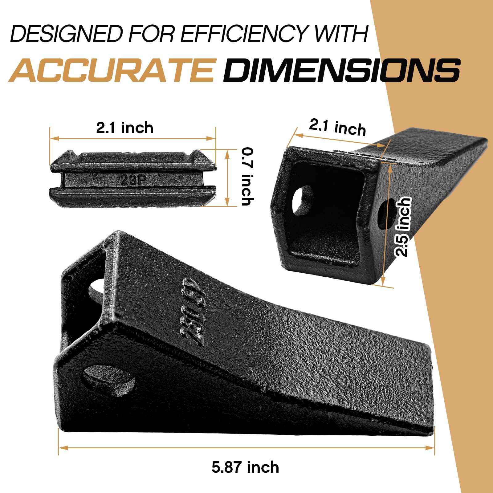 Bilstein 24-187312 Shock , Yellow