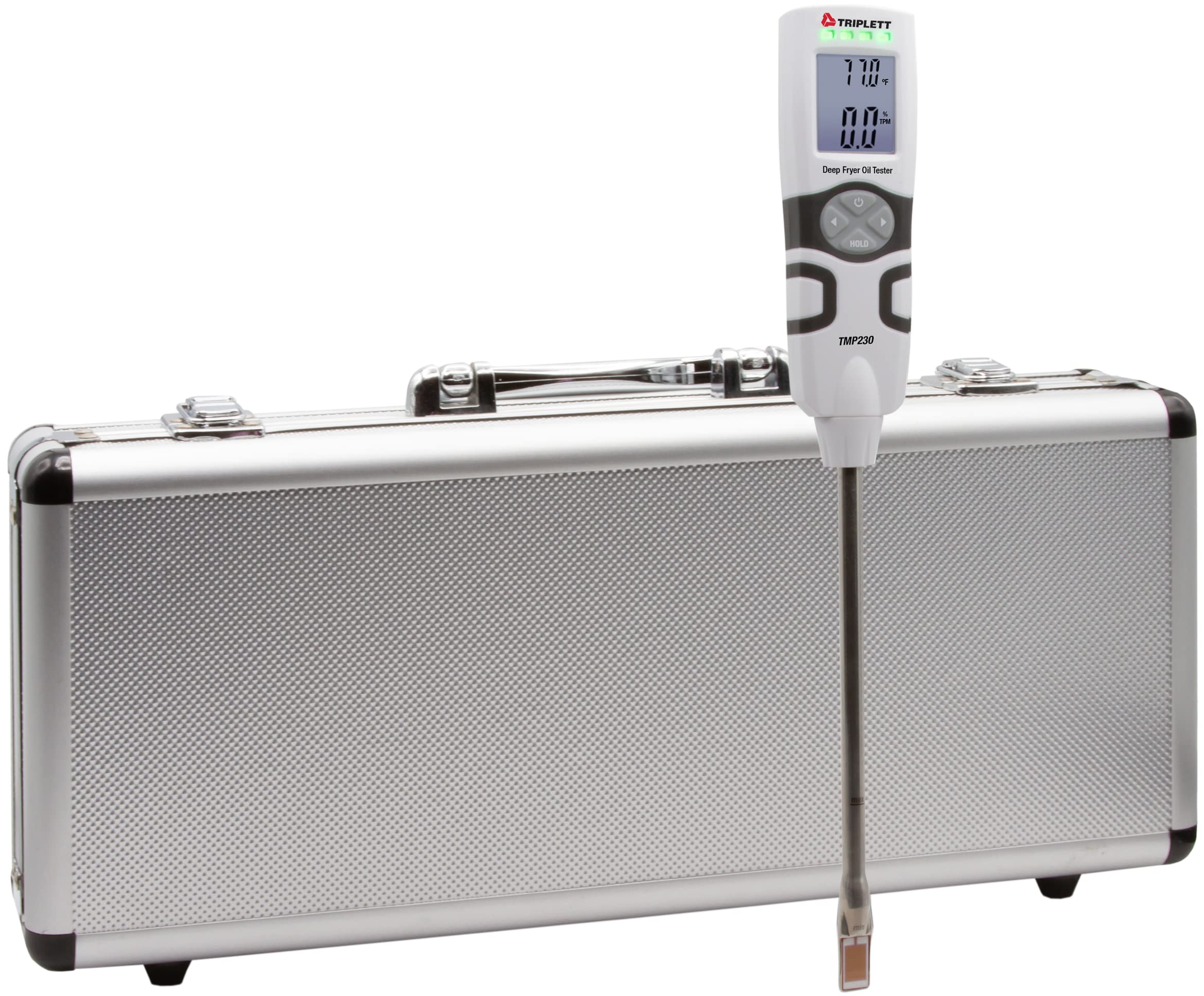 Triplett TMP230 Deep Fryer Oil Tester - Simultaneously Displays Temperature and TPM (Total Polar Materials)