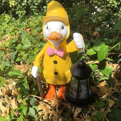 Miniatura 6 de Escultura solar de adorno de jardín con luces LED, estatua de animal al aire libre, farol solar, decoración de patio, regalos