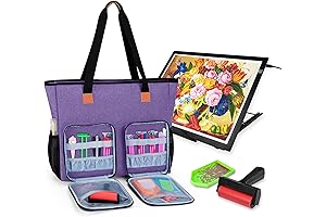 LUXJA Diamond Art Carrying Case: Companion for Diamond Painting Enthusiasts