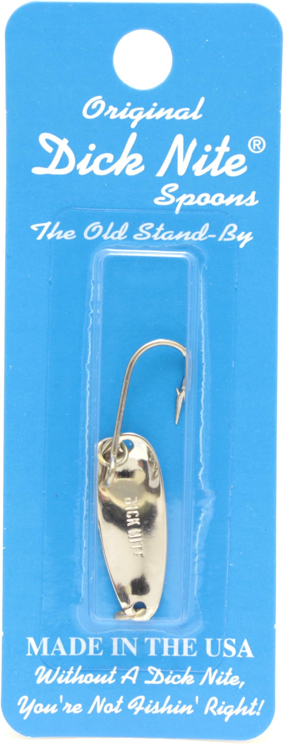 Nickel Spoon Fishing Equipment, Size 1