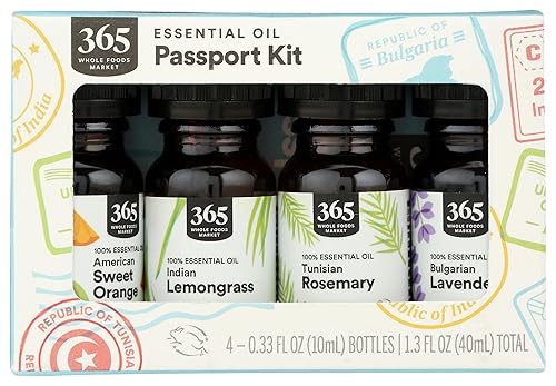 Whole Foods Market, kit de aceite esencial para pasaporte