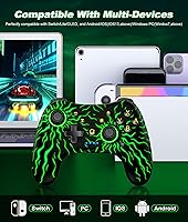 Vista 6 de Switch Controller, Wireless Switch Controller Compatible with Nintendo Switch 2/Swicth Controller/Lite/OLED, Wireless Switch Controllers Work with