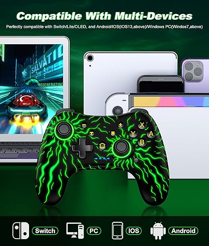 Miniatura 6 de Switch Controller, Wireless Switch Controller Compatible with Nintendo Switch 2/Swicth Controller/Lite/OLED, Wireless Switch Controllers Work with