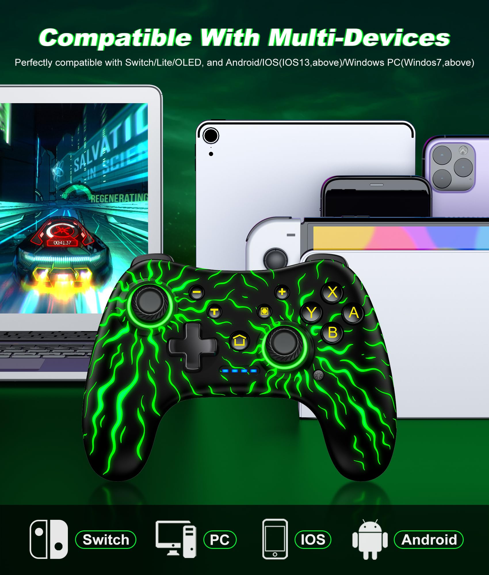 Amazon.com: Wireless Switch Controller for Switch/Lite/OLED/Swicth