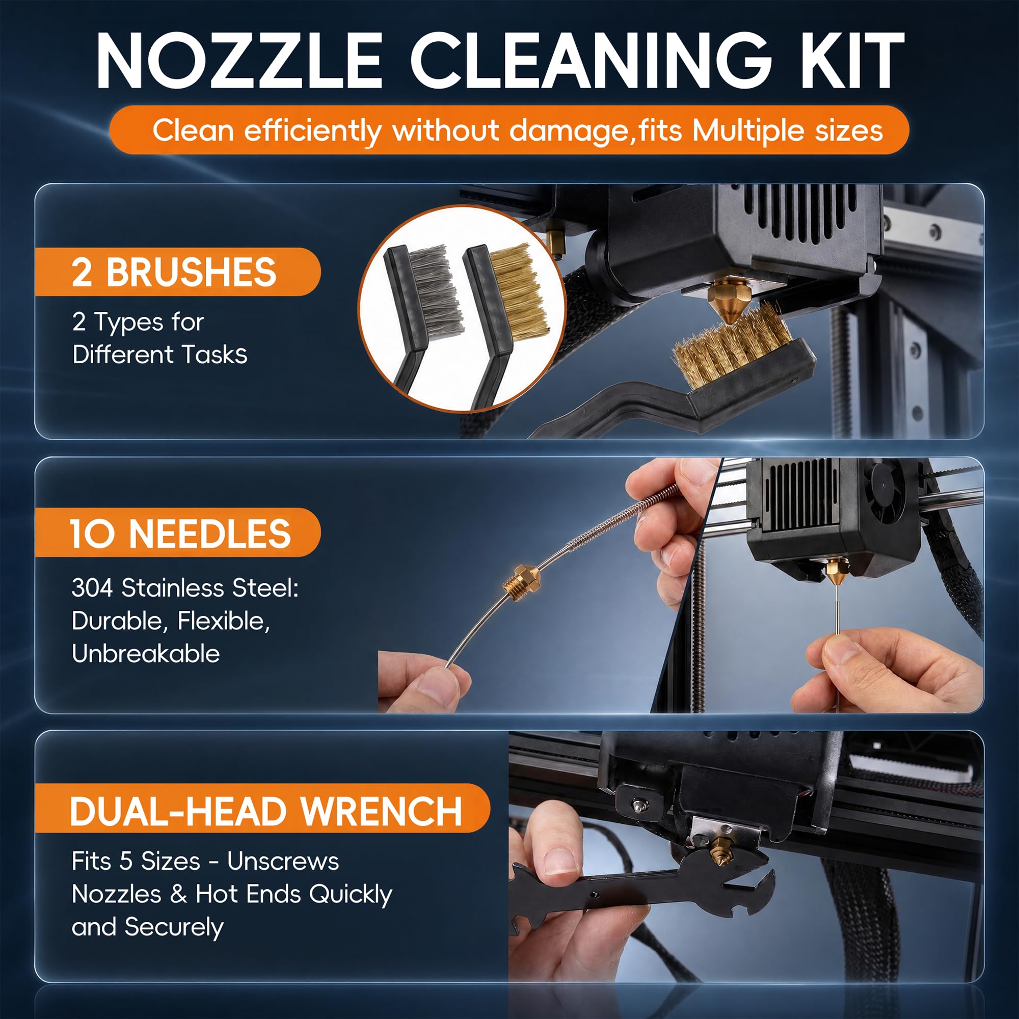 3D Printer Tool Kit - 46 Piece Set -5